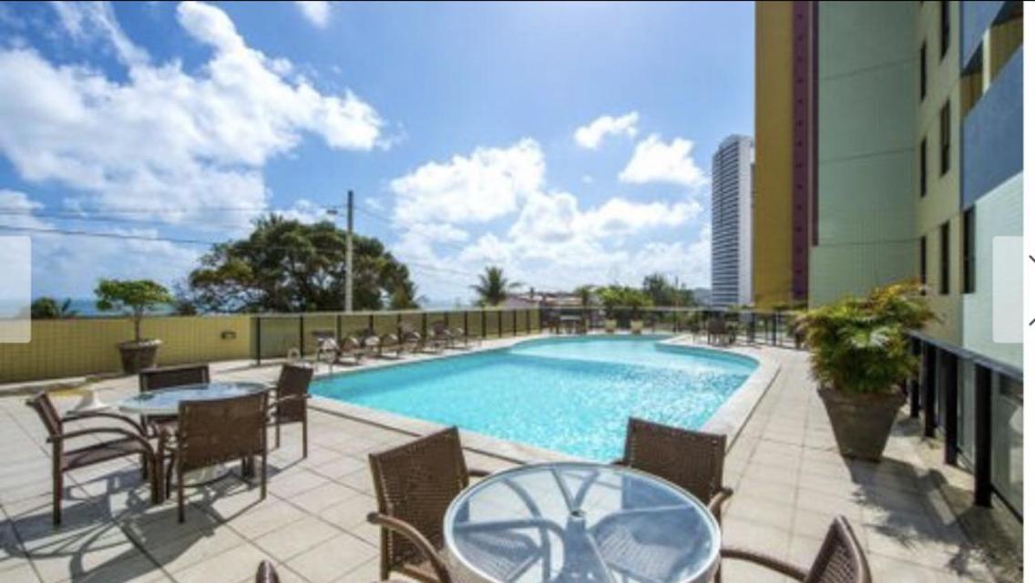 Ap vista mar Ponta Negra c/ camareira e troc roupa de cama Natal Exterior foto
